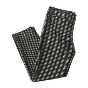 Talbots Petite Pants Women 2p Polka Dots Signature Black And White B&W 2P
